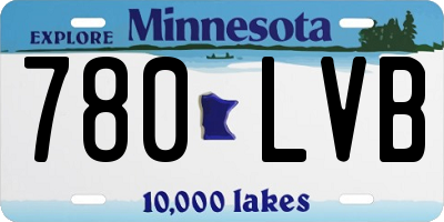 MN license plate 780LVB