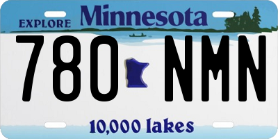 MN license plate 780NMN