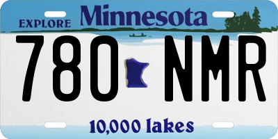 MN license plate 780NMR