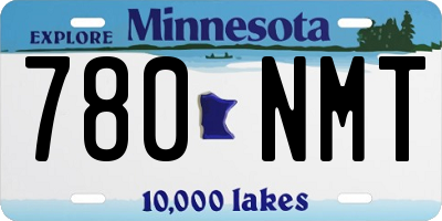 MN license plate 780NMT