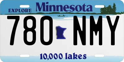 MN license plate 780NMY