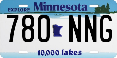 MN license plate 780NNG
