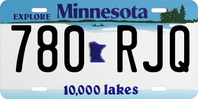 MN license plate 780RJQ