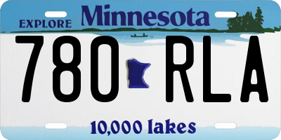 MN license plate 780RLA