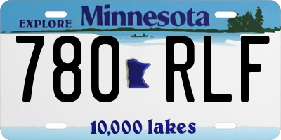 MN license plate 780RLF