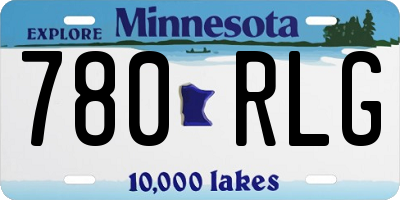 MN license plate 780RLG