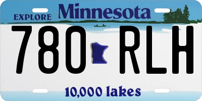 MN license plate 780RLH