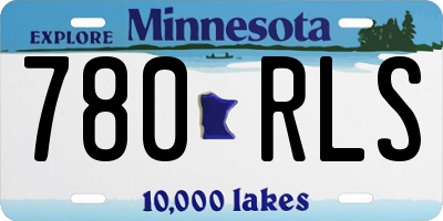 MN license plate 780RLS