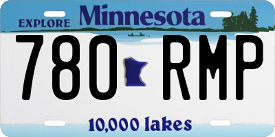MN license plate 780RMP