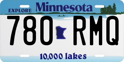 MN license plate 780RMQ