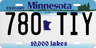 MN license plate 780TIY