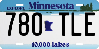 MN license plate 780TLE