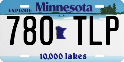 MN license plate 780TLP