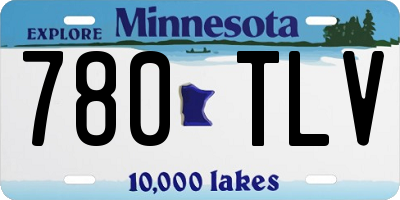 MN license plate 780TLV