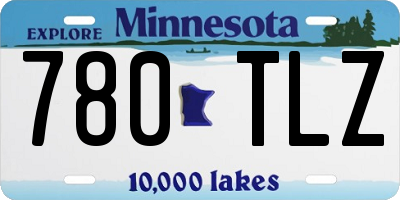 MN license plate 780TLZ