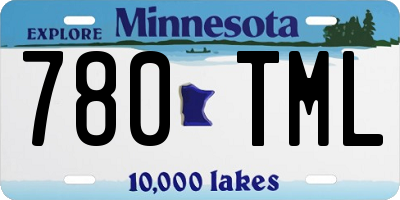 MN license plate 780TML