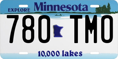 MN license plate 780TMO