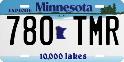 MN license plate 780TMR