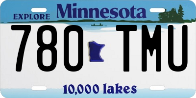 MN license plate 780TMU