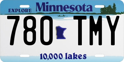 MN license plate 780TMY