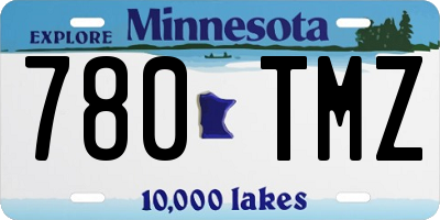 MN license plate 780TMZ