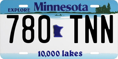MN license plate 780TNN