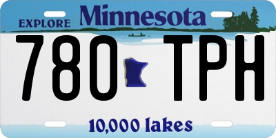 MN license plate 780TPH