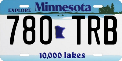MN license plate 780TRB