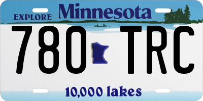 MN license plate 780TRC