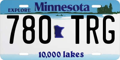 MN license plate 780TRG