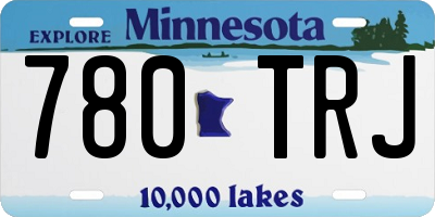 MN license plate 780TRJ