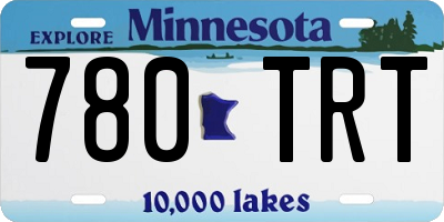 MN license plate 780TRT