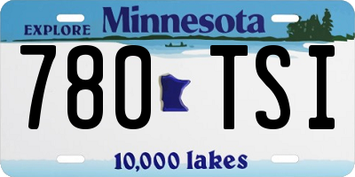 MN license plate 780TSI