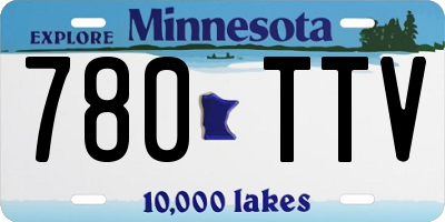 MN license plate 780TTV