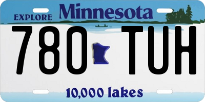 MN license plate 780TUH