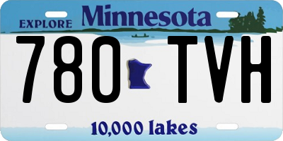 MN license plate 780TVH