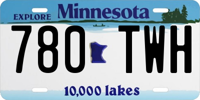 MN license plate 780TWH