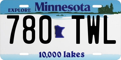MN license plate 780TWL