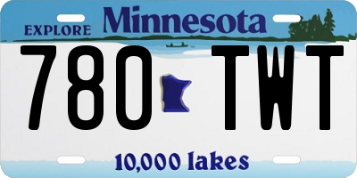 MN license plate 780TWT