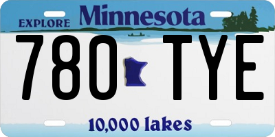 MN license plate 780TYE