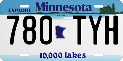 MN license plate 780TYH