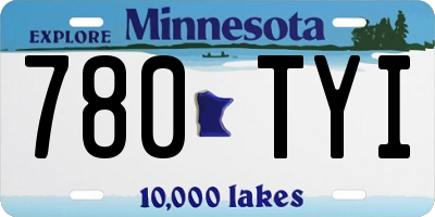 MN license plate 780TYI