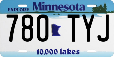 MN license plate 780TYJ