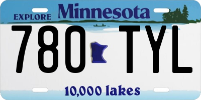MN license plate 780TYL
