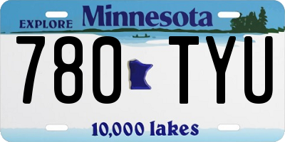 MN license plate 780TYU