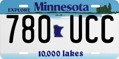 MN license plate 780UCC