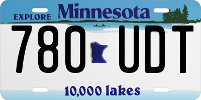MN license plate 780UDT
