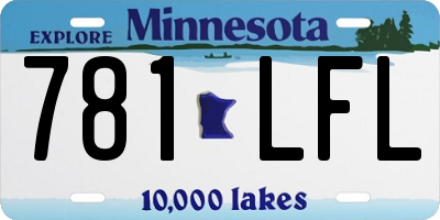 MN license plate 781LFL