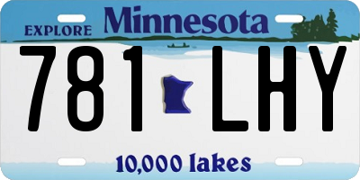 MN license plate 781LHY