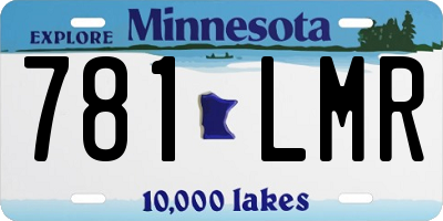 MN license plate 781LMR